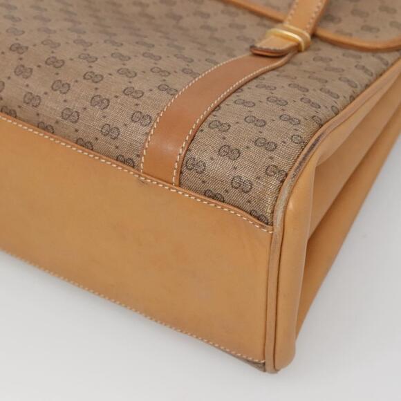 GUCCI Micro GG Supreme Hand Bag Pvc Beige Gold 000 46 000 46 - Picture 12 of 16